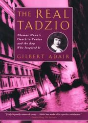 The real Tadzio by Gilbert Adair