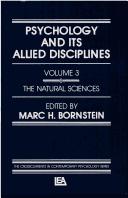 Cover of: Psychology and its allied disciplines by edited by Marc H. Bornstein.