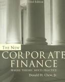 Cover of: The new corporate finance: where theory meets practice