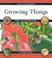 Cover of: Growing things