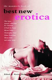 Cover of: The Mammoth Book of Best New Erotica, Volume 3: The Latest Annual Collection
