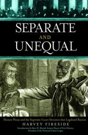 Cover of: Separate and Unequal by Harvey Fireside, Harvey Fireside