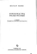 Cover of: Powinowactwa Polsko-Włoskie: z dziejów wzajemnych stosunków kulturalnych