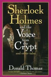 Cover of: Sherlock Holmes and the Voice from the Crypt by Donald Thomas