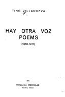 Cover of: Hay otra voz: poems (1968-1971)
