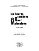Cover of: heures sombres de Rueil Malmaison, 1939-1945