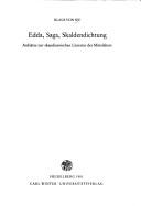 Cover of: Edda, Saga, Skaldendichtung: Aufsätze zur skandinavischen Literatur des Mittelalters