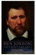 Cover of: Ben Jonson, his craft and art