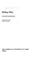Cover of: Midaq Alley | Naguib Mahfouz