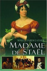 Cover of: Madame De Staël by Maria Fairweather