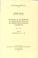 Cover of: Ioannis Buridani Expositio et Quaestiones in Aristotelis Physicam ad Albertum de Saxonia Attributae.  Tome II