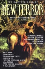 Cover of: The mammoth book of new terror