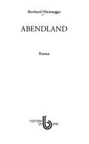 Cover of: Abendland: Roman