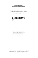 Lire Bove by Sophie Coste, Dominique Carlat