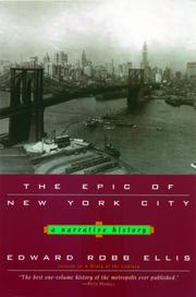 Cover of: The Epic of New York City: A Narrative History