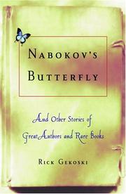 Nabokov's Butterfly by Rick Gekoski