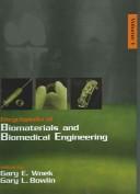 Cover of: Encyclopedia of biomaterials and biomedical engineering