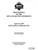 Cover of: Proceedings of the 1997 Acm Sigcpr Conference