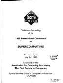 Cover of: Ics 95: International Conference on Supercomputing