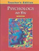 Cover of: Psychology and you by Judith W. McMahon