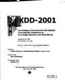 KDD-2001 cover