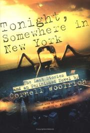 Cover of: Tonight, Somewhere in New York by Francis M. Nevins, Cornell Woolrich