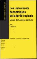 Cover of: instruments économiques de la forêt tropicale: Le cas de l'Afrique centrale