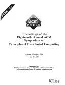 Cover of: 1999 ACM Symposium on Principles of Distributed Computing | 