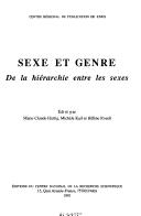 Cover of: Sexe et genre: de la hiérarchie entre les sexes