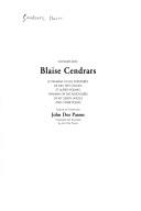 Cover of: Voyager avec Blaise Cendrars by Blaise Cendrars