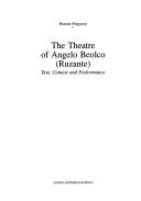 The theatre of Angelo Beolco (Ruzante) by Ronnie Ferguson