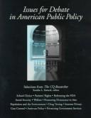 Cover of: Issues for Debate in American Public Policy by Sandra L. Stencel