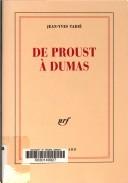 Cover of: De Proust à Dumas