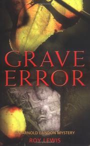 Cover of: Grave Error (Arnold Landon Mystery)