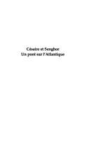 Cover of: Cesaire et Senghor: un pont sur l'Atlantique