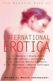 Cover of: The Mammoth Book of International Erotica