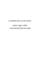 La poesie de Claude Vigee by Anne Mounic