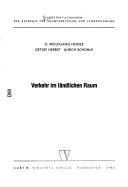 Cover of: Verkehr im ländlichen Raum