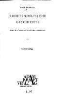 Cover of: Sudetendeutsche Geschichte by Emil Franzel