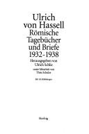 Cover of: R omische Tageb ucher und Briefe 1932 - 1938