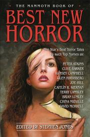 Cover of: The Mammoth Book of Best New Horror: The Year's Best Terror Tales (Mammoth Book  of Best New Horror)