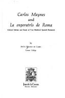 Cover of: Two Romances (Juan de La Cuesta Hispanic Monographs) | Anita Benaim De Lasry