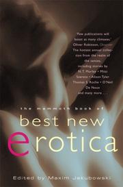 Cover of: The Mammoth Book of Best New Erotica