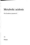 Cover of: Metabolic acidosis.
