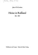 Cover of: Der Späte Heine, 1848-1856: Literatur, Politik, Religion