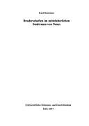 Cover of: Bruderschaften im mittelalterlichen Stadtraum von Neuss