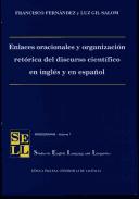 Cover of: Enlaces oracionales y organización retórica del discurso científico en inglés y en español