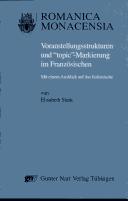 Cover of: Voranstellungsstrukturen und "topic"-Markierung im Französischen by Elisabeth Stark