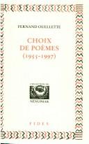 Cover of: Choix de poèmes, 1955-1997