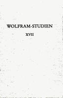 Cover of: Wolfram-Studien. by Werner Schröder